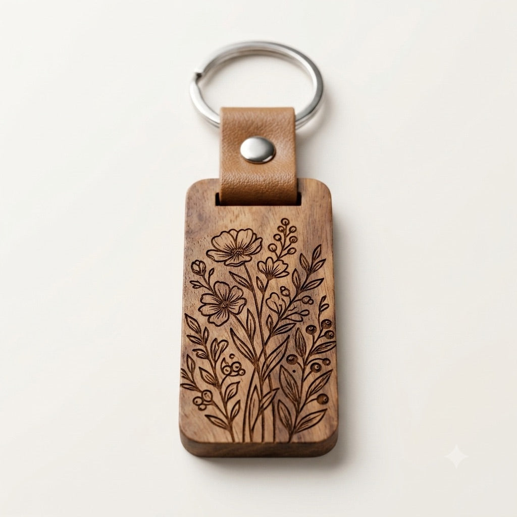 Laser Engraved Keychain