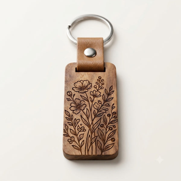 Laser Engraved Keychain